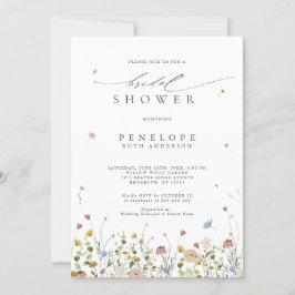 Invitación Moda floral de primavera con flores