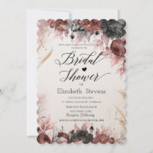 Moda Flores de color de agua otoñales Ducha de nov