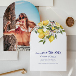 Invitación Moda Fotomía mediterránea Boda Salven la Fecha