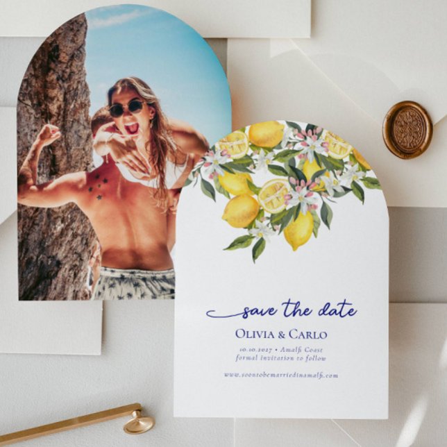 Invitación Moda Fotomía mediterránea Boda Salven la Fecha (Subido por el creador)