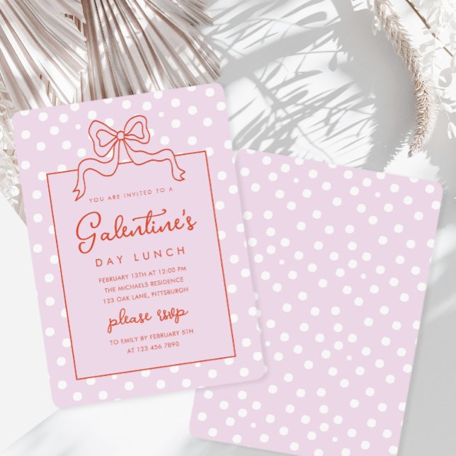 Invitación Moda indigna el almuerzo del día del Punto Polka G (Subido por el creador)
