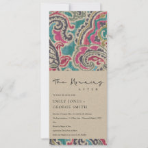 MODA KRAFT BOHO IKAT TRIBAL PATRÓN MAÑANA DESPUÉS