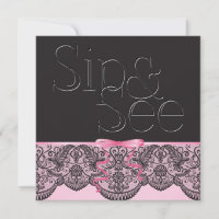 Moda Lace negro y Sip rosado y ver 2