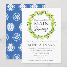 Moda Lemon Wreath principal Squeeze Bridal