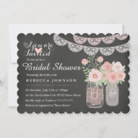 Moda Mason Jar & Chalkboard Bridal Shower