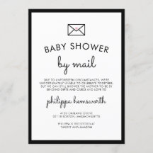 Moda Minimalista Baby Shower por correo