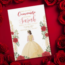 Moda moderna con estilo Dorado Floral Cumpleaños