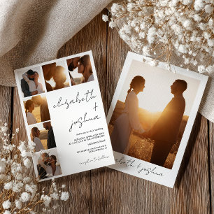 Invitación Moda moderna Nombres Minimalistas 7-Boda de cuadrí