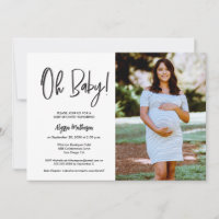 Moda Moderno Control de Fotografías Oh Baby Shower