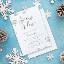 Moda Nieve Nieve En El Amor Ducha De Novias De Inv