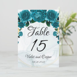 Invitación Moda  Oro Verde azulado Eéreo Bodas