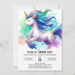 Invitación Moda Personalizado Horse Cumpleaños