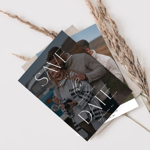 Invitación Moda Photo Grand Save the Date 2