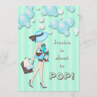 Invitación Moda que está a punto de pop Boys Baby Shower