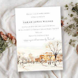 Invitación Moda renunció a la ducha de novia en la ciudad de