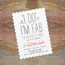 Moda Simple Fiesta De Divorcio Blanco Y Negro Typo