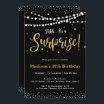 Invitación Moda Sorpresa Fiesta de Cumpleaños Cualquier Edad<br><div class="desc">Personalice esta moderna invitación a la fiesta de cumpleaños de Surprise con su propia redacción y detalles del fiesta fácil y rápidamente, simplemente pulse el botón de personalizar it para reorganizar y formatear el estilo y la ubicación del texto.  ¡Ideal para cualquier edad! ¡Artículos coincidentes disponibles en la tienda! c)...</div>