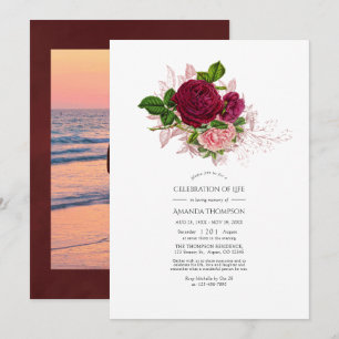 Invitación Moda vintage Rubor y celebración de la vida en Bor
