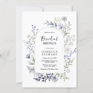 Invitación Moda Watercolor Botánico Flor silvestre Brunch