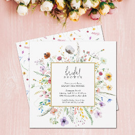 Invitación Moda Wildflower Bridal Shower