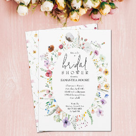 Invitación Moda Wildflower Bridal Shower