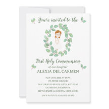 Invitación modelo Alexia Primera Comunión