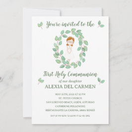 Invitación modelo Alexia Primera Comunión
