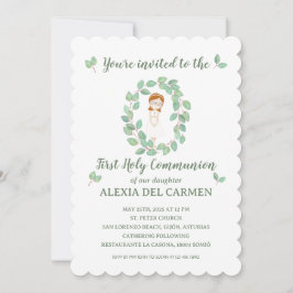 Invitación modelo Alexia Primera Comunión