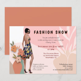 Invitación Modelo de formas abstractas de eventos de moda de 