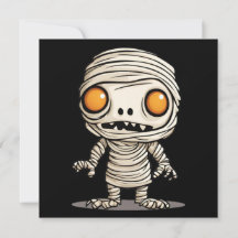 Modelo de momia de Halloween