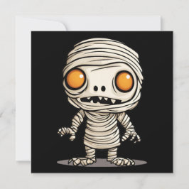 Invitación Modelo de momia de Halloween