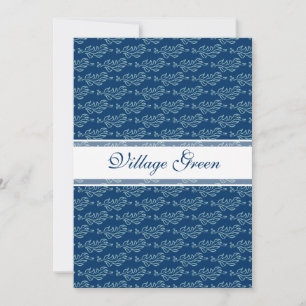 Invitación Modelo frondoso elegante de los artes y de los