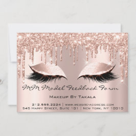 Invitación Modelo MM Formulario de retroalimentación maquilla