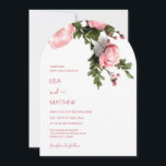 Invitación  Modern 3D Roses Wildflowers Wedding<br><div class="desc">Step into the future of wedding invitations with this stunning wild roses floral 3D design. The delicate, lifelike pink flowers create a captivating visual that almost feels like you can reach out and touch them. The intricate, three-dimensional effect adds a layer of depth and elegance that’s truly one-of-a-kind. The modern,...</div>