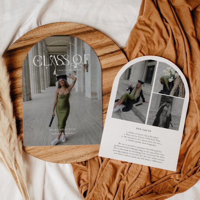Invitación Modern Arch | Class Of Graduation Announcement (Subido por el creador)