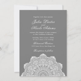 Invitación Modern Artistic Motif Style Mandala Wedding