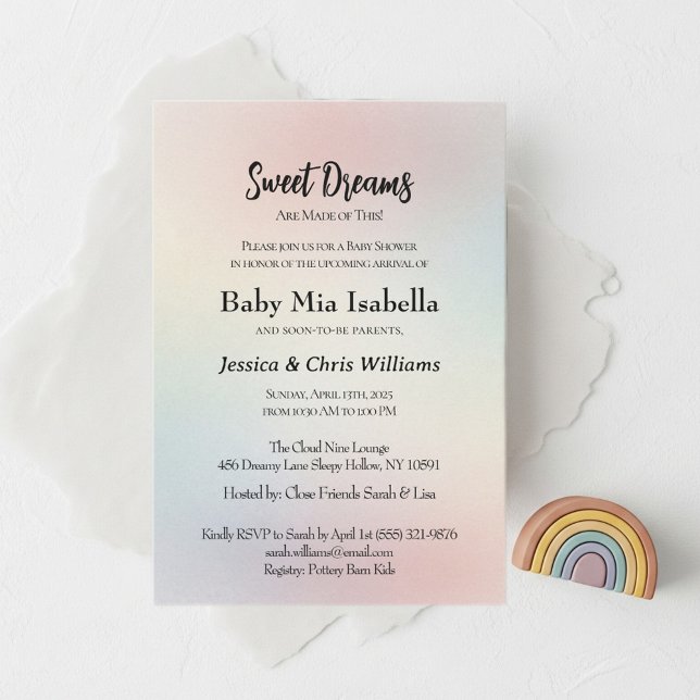 Invitación Modern Baby Shower Invite  (Subido por el creador)