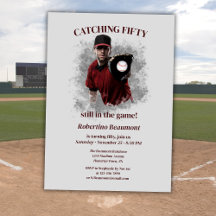 Modern Baseball Catching Fifty Cumpleaños 50 del H