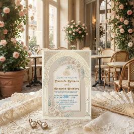 Invitación Modern Boho Islamic Nikkah Ceremony