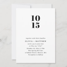 Modern Clean Minimalist Wedding | Photo + QR Code