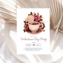 Modern Coffee Valentines Galentines Fiesta
