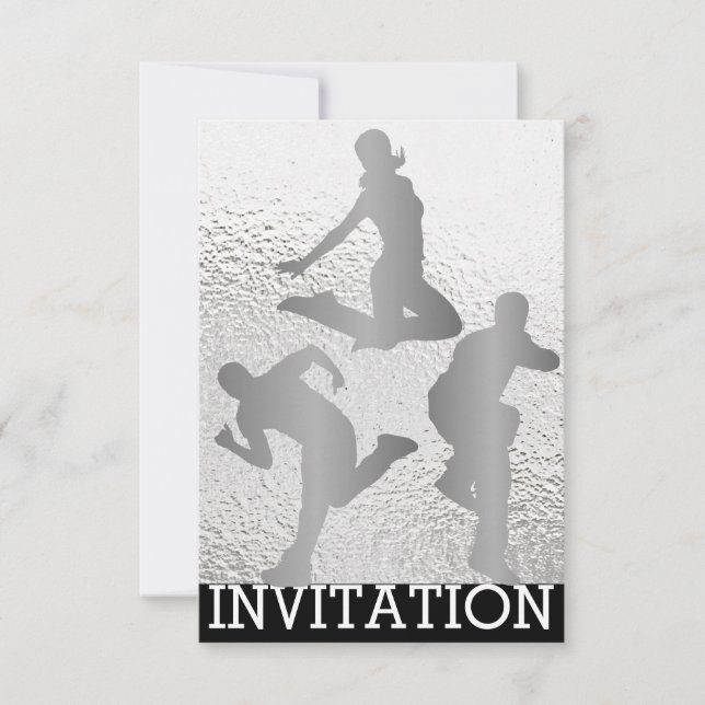 Invitación Modern Dancer Hip Hop Urban Club Vip Invitation (Anverso)