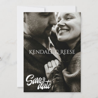 Invitación Modern Elegant Minimalist Wedding Announcement