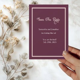 Invitación Modern Elegant Typography Rose Gold save the date
