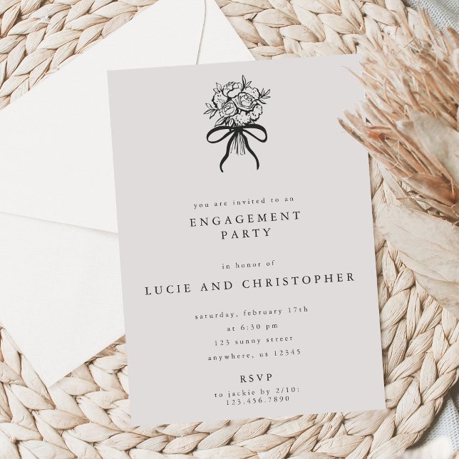 Invitación Modern Engagement Party Invitation (Subido por el creador)