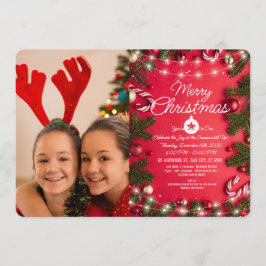 Invitación Modern Festive Holiday Greeting