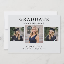 Invitación Modern Graduate Announcement