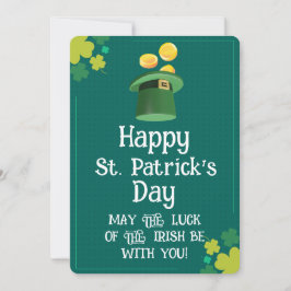 Invitación Modern Happy St. Patrick's Day Blessing