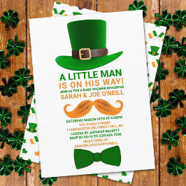 Invitación Modern Leprechaun St. Patrick's Day Baby Shower