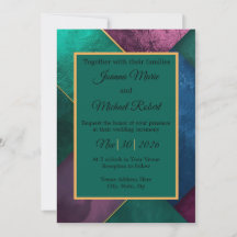 Modern Luxe Wedding Invitation